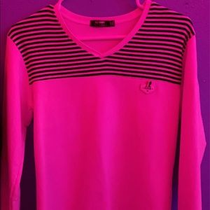 White striped shirt long sleeve